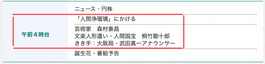 NHKラジオ第一放送「ラジオ深夜便」出演のお知らせ